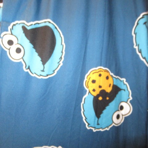SESAMI STREET★Sesame Street★Cookie Monster★COKKIE MONSTER★Pajama pants★Room pants★Men's★Size L★Navy blue★Brand new★