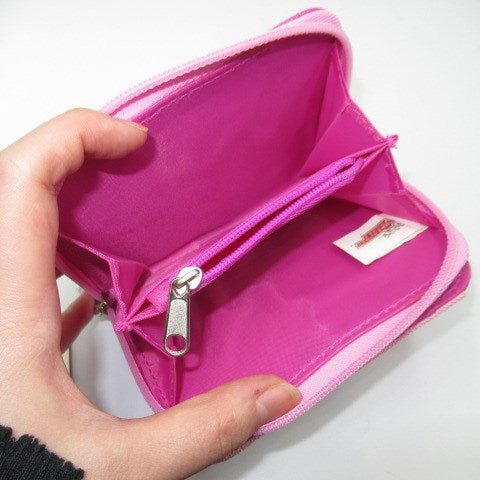 POWERPUFFGIRLS★Powerpuff Girls★Wallet★ALLSTARTEAM★All Star Team★Coin Case★Purse★★pink★Pink★Embroidery★★Doll★Figure★Plush Toy★