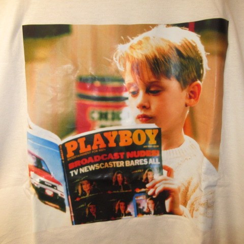 マコーレ・カルキン★Tシャツ★HOME ALONE★ホームアローン★Lサイズ★白★新品★フィギュア★人形★ぬいぐるみ★