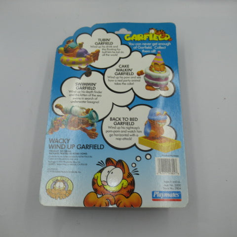1991★GARFIELD★Garfield★Wind-Up★Tocotoko★Doll★Figure★Plush toy★Nightcap★