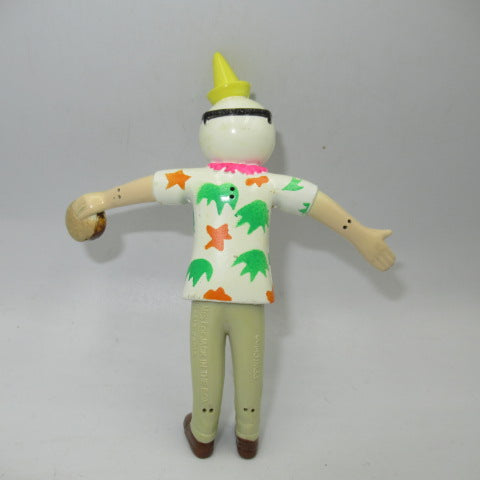90's★Jack in the box★Jack in the box★Hamburger★Fast food★JACK's bendable doll★Figure★Doll★Plush toy★Aloha shirt★