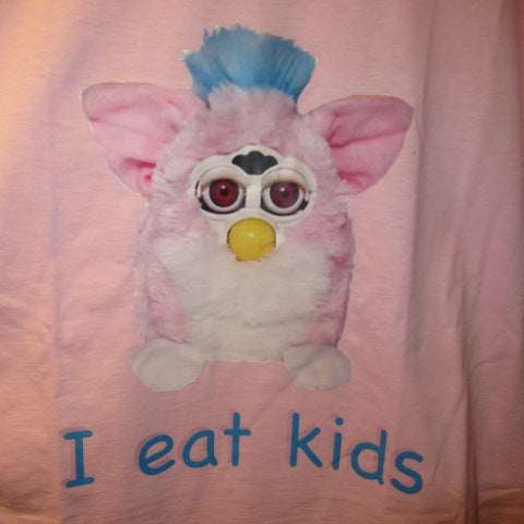 Furby★ファービー★Tシャツ★ピンク★XLサイズ★フィギュア★人形★ぬいぐるみ★
