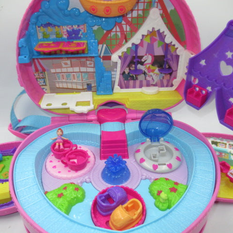 2019年★Polly Pocket★ポーリーポケット★ハートのバックパック型★人形★フィギュア★ぬいぐるみ★ミニチュア★お家★コンパクト★