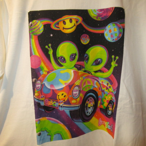 LISA FRANK★リサフランク★Tシャツ★エイリアン★Alien★Men's★XLサイズ★ホワイト★フィギュア★人形★ぬいぐるみ★