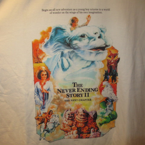 THE NEVERENDING STORY2★ネバーエンディングストーリー★Tシャツ★ファルコン★ホワイト★XLサイズ★フィギュア★人形★ぬいぐるみ★