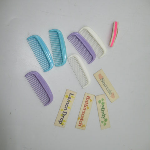 1983★80's★vintage★G1★MyLittlePony★My Little Pony★pony and Accessory Cases★carrycase★carry case★Blossom★purple★blue belle★blue★butterscotch★yellow★cottoncandy★pink★Minty★green★Snuzzle★figure★doll★plush toy★