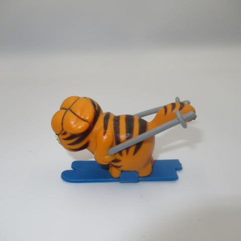 80's★GARFIELD★Garfield★PVC★Figure★Doll★Plush toy★Skiing★