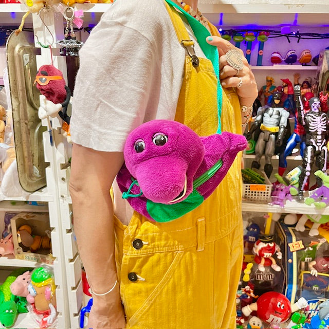 90's★Barney★Barney★Fan pouch★Bag★Figure★Doll★Plush toy★