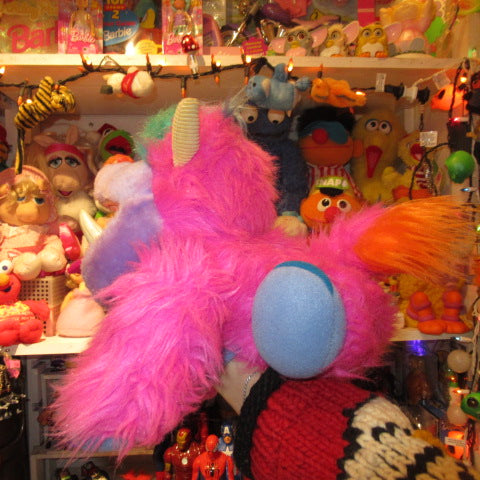 レア!80's★My Pet Monster★マイペットモンスター★ハンドパペット★ピンク★人形★フィギュア★ぬいぐるみ★ビンテージ★