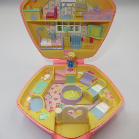 90's★Polly Pocket★ポーリーポケット★ピンク★五角形★人形★フィギュア★ぬいぐるみ★コンパクト★ままごと★ドールハウス★
