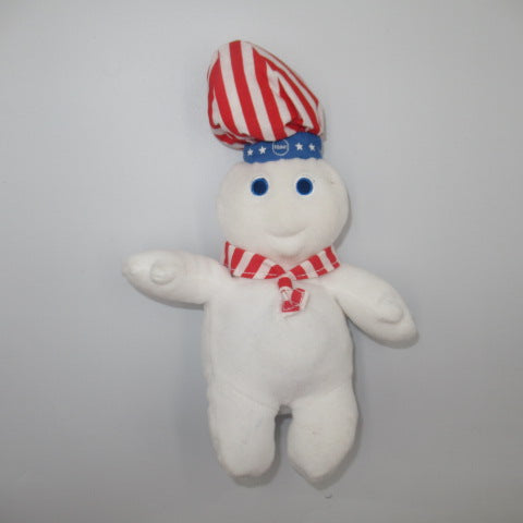 2008★Pillsbury★Doughboy★advertising★corporate★Plush★talking★beanie★beanie doll★doll★figure★plush★flour★bread★border★red★