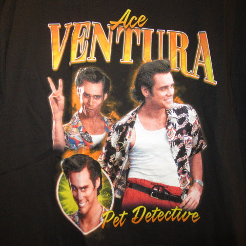 ACE VENTURA★Ace Ventura★Jim Carrey★PET DETECTIVE★Tshirt★T-shirt★Men's★L size★New★Figure★Doll★Plush toy★