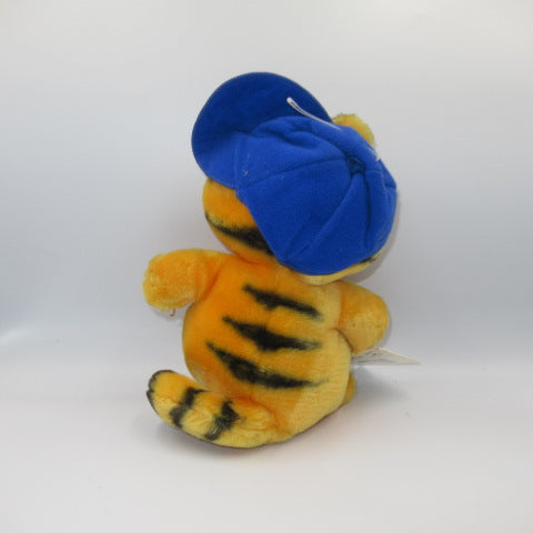 1988★80's★10anniversary★DAKIN★vintage★GARFIELD★cap★Plush★blue★doll★figure★approx. 23cm★
