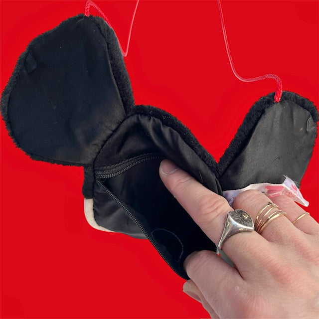 Vintage★Disney★Mickey Mouse★ミッキーマウス★フェイスショルダーバッグ★Bag★ポーチ★人形★フィギュア★ぬいぐるみ★ビンテージ★2★