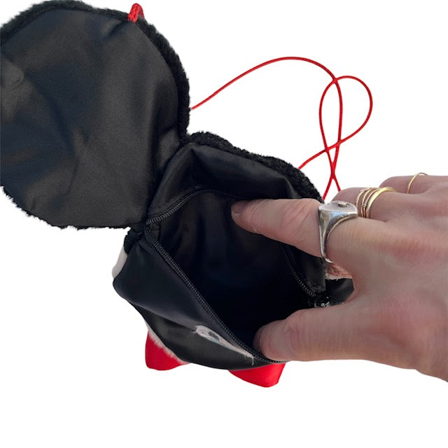 Vintage★Disney★Mickey Mouse★ミッキーマウス★フェイスショルダーバッグ★Bag★ポーチ★人形★フィギュア★ぬいぐるみ★ビンテージ★3★