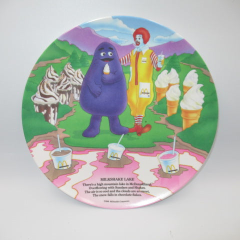 80's★McDonald's★McDonald's★Plastic plate★Dish★Doll★Figure★Plush toy★Gremlin★Ronald★Shake★Ice cream★Sundae★