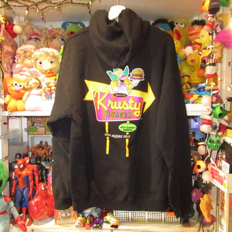 TheSimpsons★シンプソンズ★クラスティ★hamburger★ハンバーガー★パーカー★フーディー★men'sLサイズ★フィギュア★人形★ぬいぐるみ★