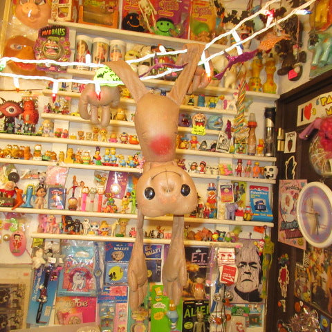 Rare!!! 80's★1982★ET★Kamer★Kamer★Long-limbed ET★Space alien★Alien★Figure★Doll★Plush toy★Deteriorated★