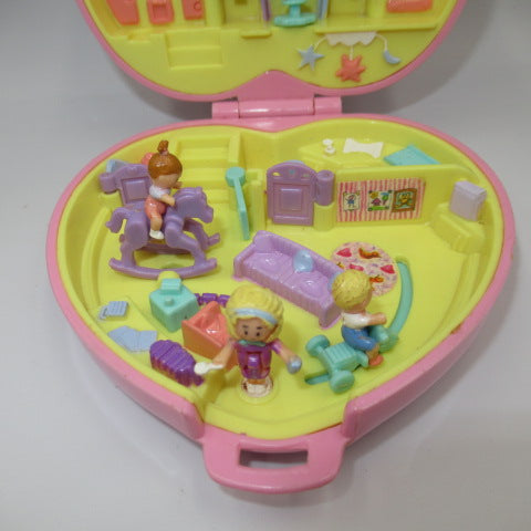 完品!1994年★90's★Polly Pocket★ポーリーポケット★コンパクト★ままごと★ミニチュア★人形★フィギュア★ぬいぐるみ★ハート★ピンク★