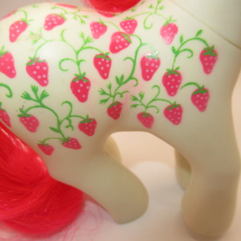 Rare! 80'★My Little pony★My Little Pony★Twice as Fancy Ponies★Strawberry★Sugerberry★All-over pattern★Figure★Doll★Plush toy★
