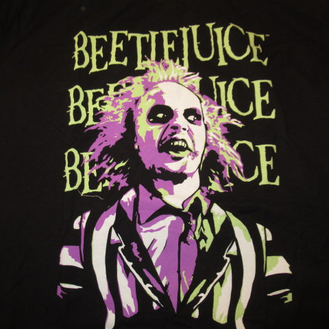 BEETLEJUICE★ビートルジュース★Tシャツ★ティム・バートン★映画★モンスター★ホラー★Men’s★Lサイズ★ブラック★新品★フィギュア★人形★ぬいぐるみ★