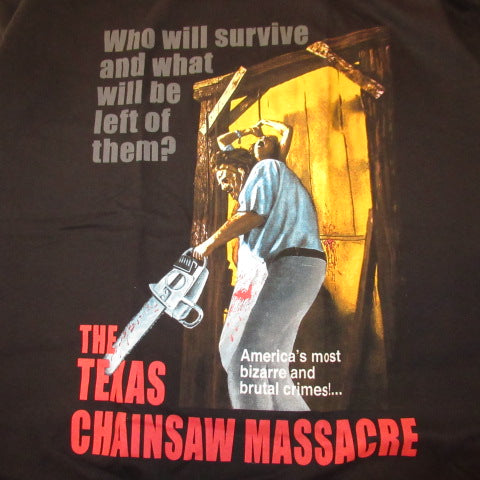 THE TEXAS CHAINSAW MASSACRE★テキサス・チェーンソー★悪魔のいけにえ★レザーフェイス★Tシャツ★ホラー★HORROR★映画★Men’s★XLサイズ★ブラック★新品★フィギュア★人形★ぬいぐるみ★