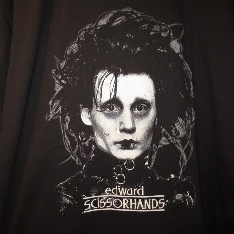 SCISSORHANDS★Scissorhands★Johnny Depp★Tim Burton★T-shirt★Doll★Figure★Plush toy★XL size★Black★