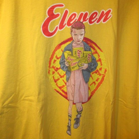 STRANGER THINGS★ストレンジャーシングス★Tシャツ★イレブン★エル★EGGO★ワッフル★ELEVEN★マイク★ダスティン★Netflix★Men’s★2XLサイズ★USED★