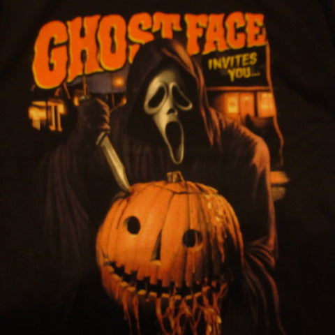 SCREAM★GHOST FACE★T-shirt★Men's★Size L★Black★New★Horror★Horror Movie★Figure★Doll★Plush Toy★