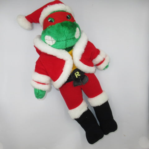 80's★1989★TEENAGE MUTANT NINJA TURTLES★Ninja Turtles★Raphael★Christmas★Santa Claus★Plush toy★Turtle Ninja★Figure★Doll★Plush toy★