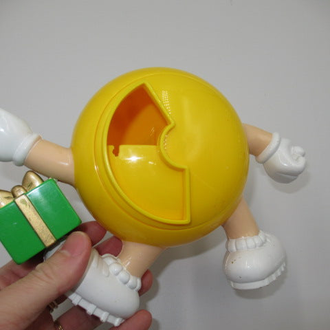 1991年★m&m's★エムアンドエムズ★チョコレートディスペンサー★人形★ぬいぐるみ★フィギュア★ビンテージ★イエロー★プレゼント★