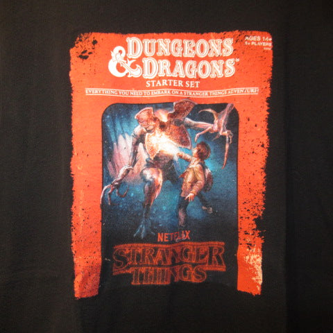 Netflix★STRANGERTHINGS★ストレンジャーシングス★Tshirt★Tシャツ★Tee★men'sL★ウィル★デモゴルゴン★Netflix★ネットフリックス★ブラック★フィギュア★ぬいぐるみ★人形★