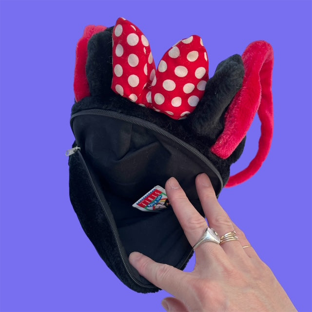 Vintage★Minnie Mouse★ミニーマウス★フェイスショルダー★バッグ★Bag★人形★フィギュア★ぬいぐるみ★ビンテージ★Mickey Mouse★ミッキーマウス★