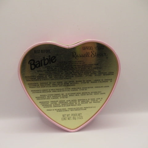 2000 ★ Barbie ★ Barbie ★ TIN CASE ★ Tin Case ★ Trinket Case ★ Russell Stover ★ Heart Case ★ Figure ★ Doll ★ Plush Toy ★