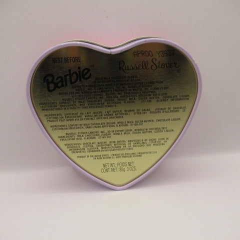 2000 ★ Barbie ★ Barbie ★ TIN CASE ★ Tin Case ★ Trinket Case ★ Russell Stover ★ Heart Case ★ Figure ★ Doll ★ Plush Toy ★