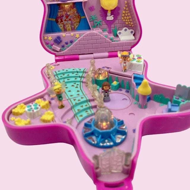 Perfect condition! 90's ★ 1993 ★ Polly Pocket ★ Fairylight Wonderland ★ Star Amusement Park ★ Doll ★ Figure ★ Compact ★ Vintage ★ Light Up ★