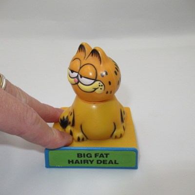 1981 ★ 80's ★ GARFIELD ★ Garfield ★ Message Doll ★ Doll ★ Figure ★ Plush Toy ★ Vintage ★ BIG FAT HAIRY DEAL ★