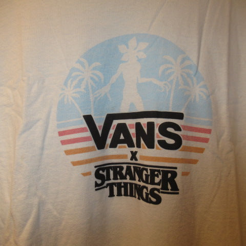 Netflix★STRANGER THINGS★VANS★Demogorgon★Elle★Dustin★Mike★Lucas★Size L★Men's★Long T★Long Sleeve★★Doll★Figure★Plushie★White★