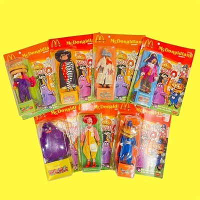 超レア!1976年★70's★マクドナルド★REMCO★コンプリートセット★人形★フィギュア★ぬいぐるみ★ビンテージ★オールド★ロナルド★ビッグマックポリス★ハンバーグラー★グリマス★チーズバーガーメイヤー★キャプテンクロック★プロフェッサー★