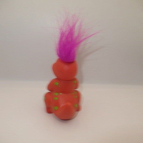 Vintage★Russ Trolls★Troll★トロール★恐竜★ダイナソー★人形★フィギュア★ぬいぐるみ★ビンテージ★3★ピンク×パープル★