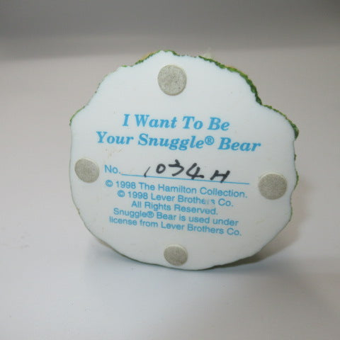 90’s★1998年★Snuggle Bear★スナグルベア★ファーファ★クマ★置物★フィギュア★Hamilton★レジン★I Want To Be Your Snuggle Bear★シリアルナンバー入り★柔軟剤★企業物★フィギュア★人形★ぬいぐるみ★