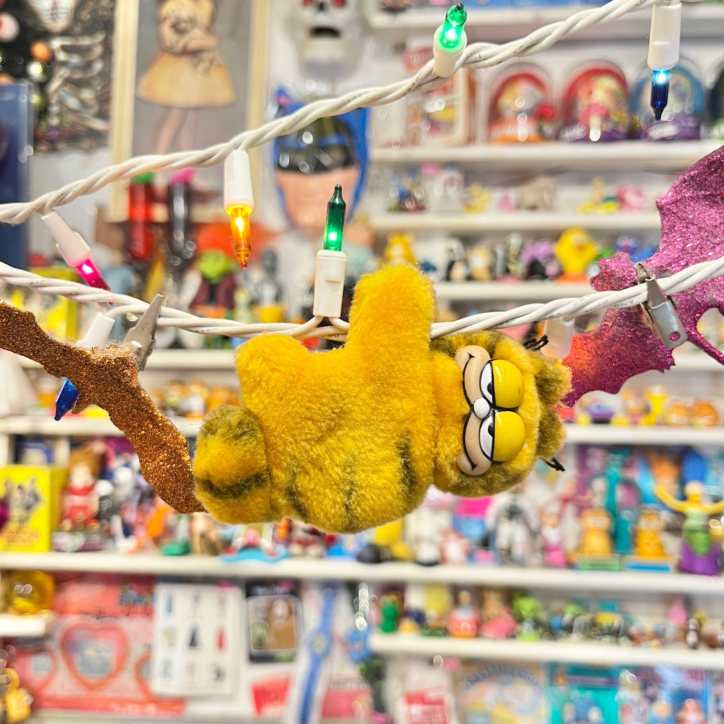 Vintage ★ 80's ★ GARFIELD ★ Garfield ★ Clip on ★ Clip Doll ★ Cat ★ Figure ★ Doll ★ Plush Toy ★