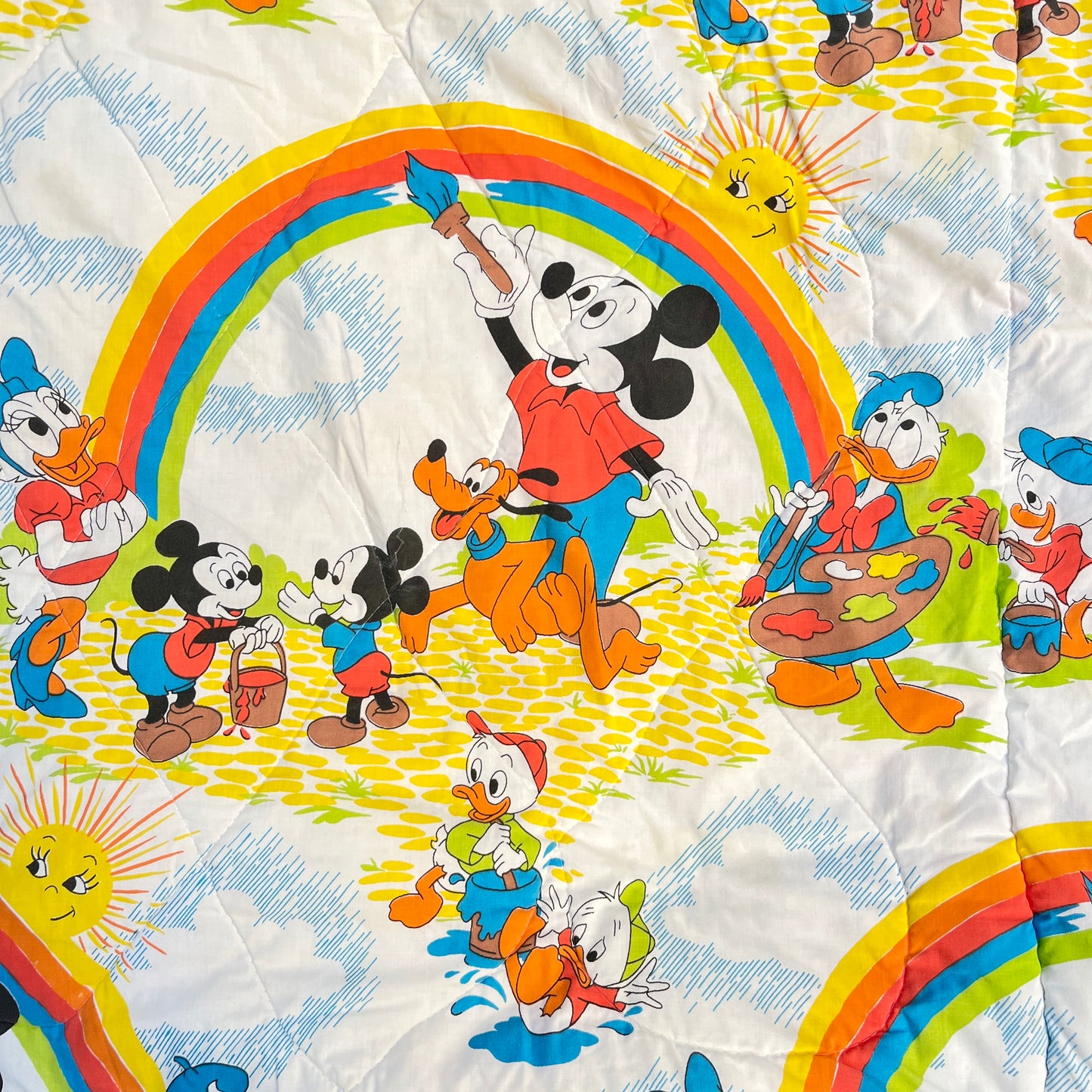 Vintage★Mickey Mouse★ミッキーマウス★布団★ブランケット★ビンテージ★人形★ぬいぐるみ★フィギュア★