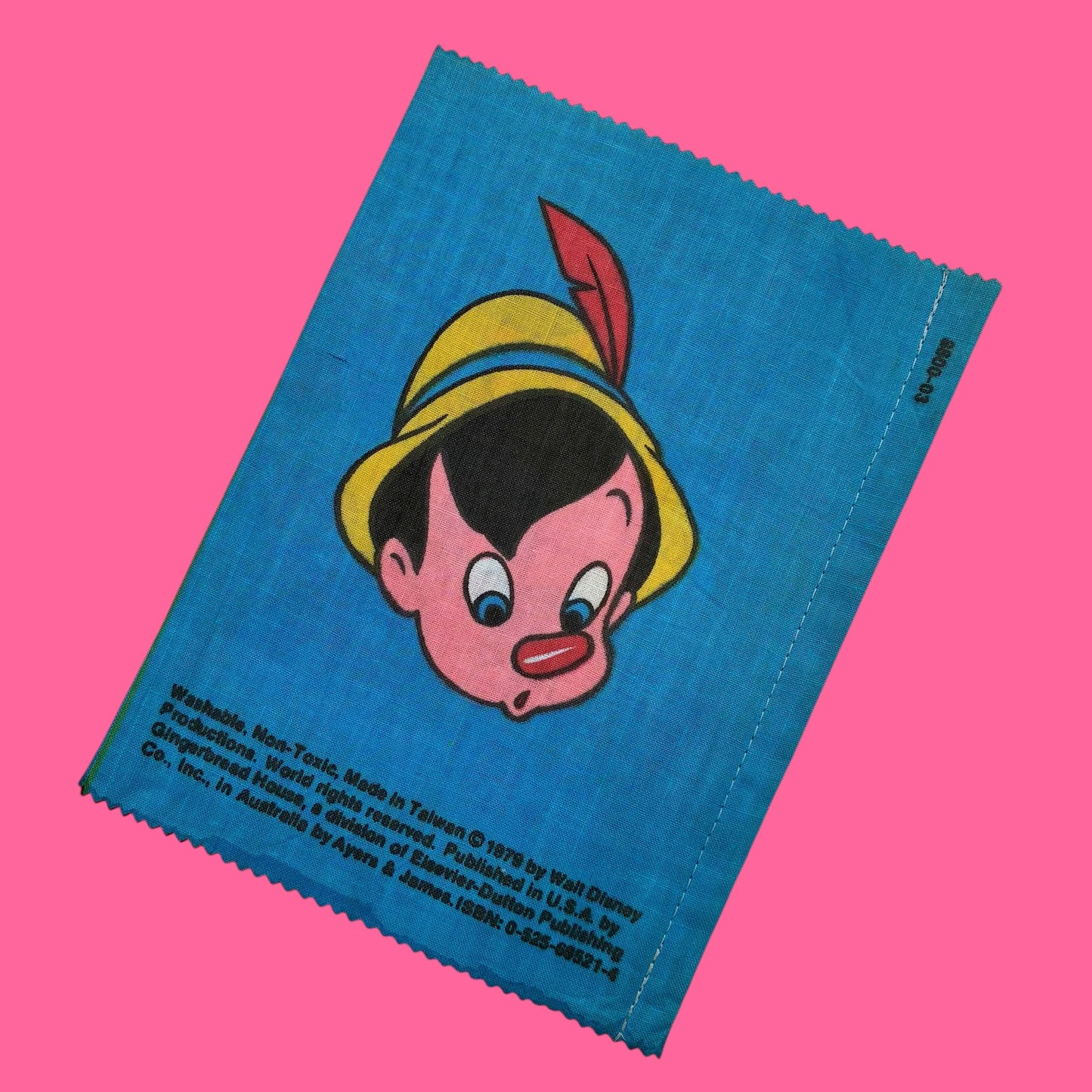 1979年★70's★Disney★ディズニー★ピノキオ★Pinocchio★布の絵本★ビンテージ★Vintage★人形★フィギュア★ぬいぐるみ