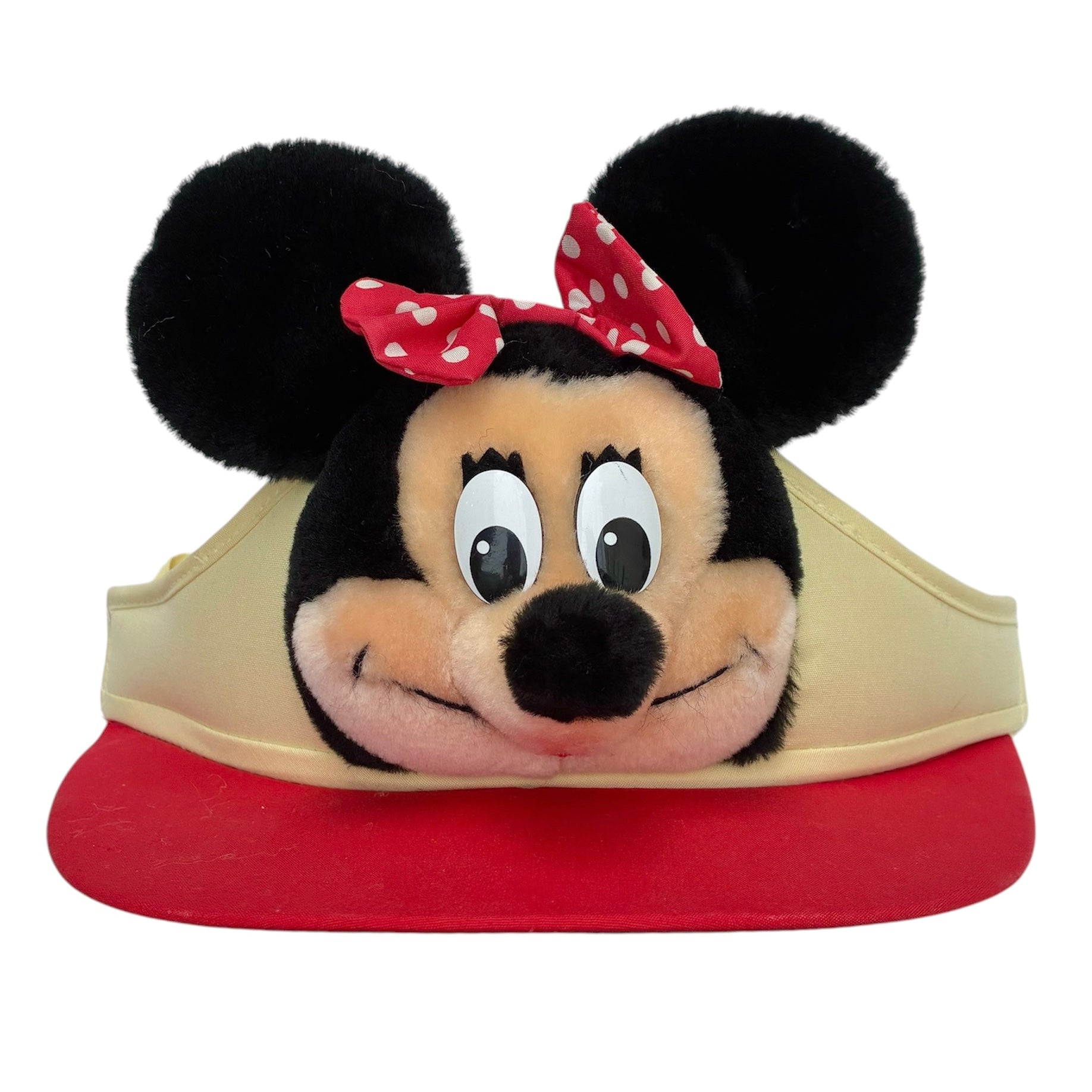 Vintage☆Minnie Mouse☆ミニーマウス☆サンバイザー☆ぬいぐるみ