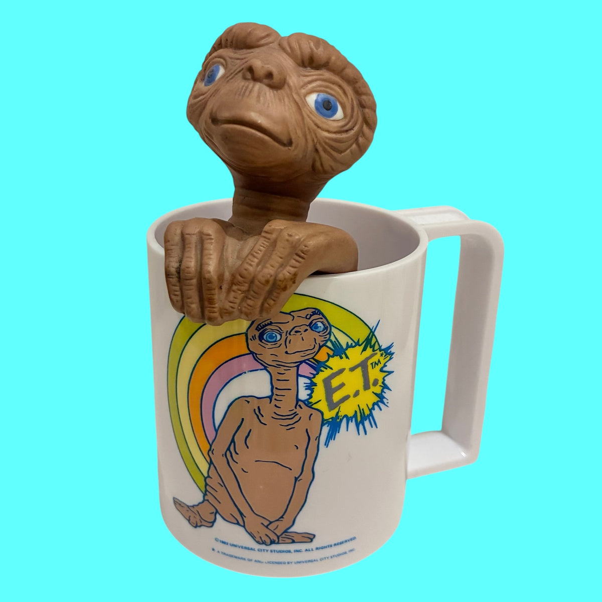 1982年★80's★E.T.★映画★イーティー★AVON★陶器★ふちこ★置物★フィギュア★人形★ビンテージ