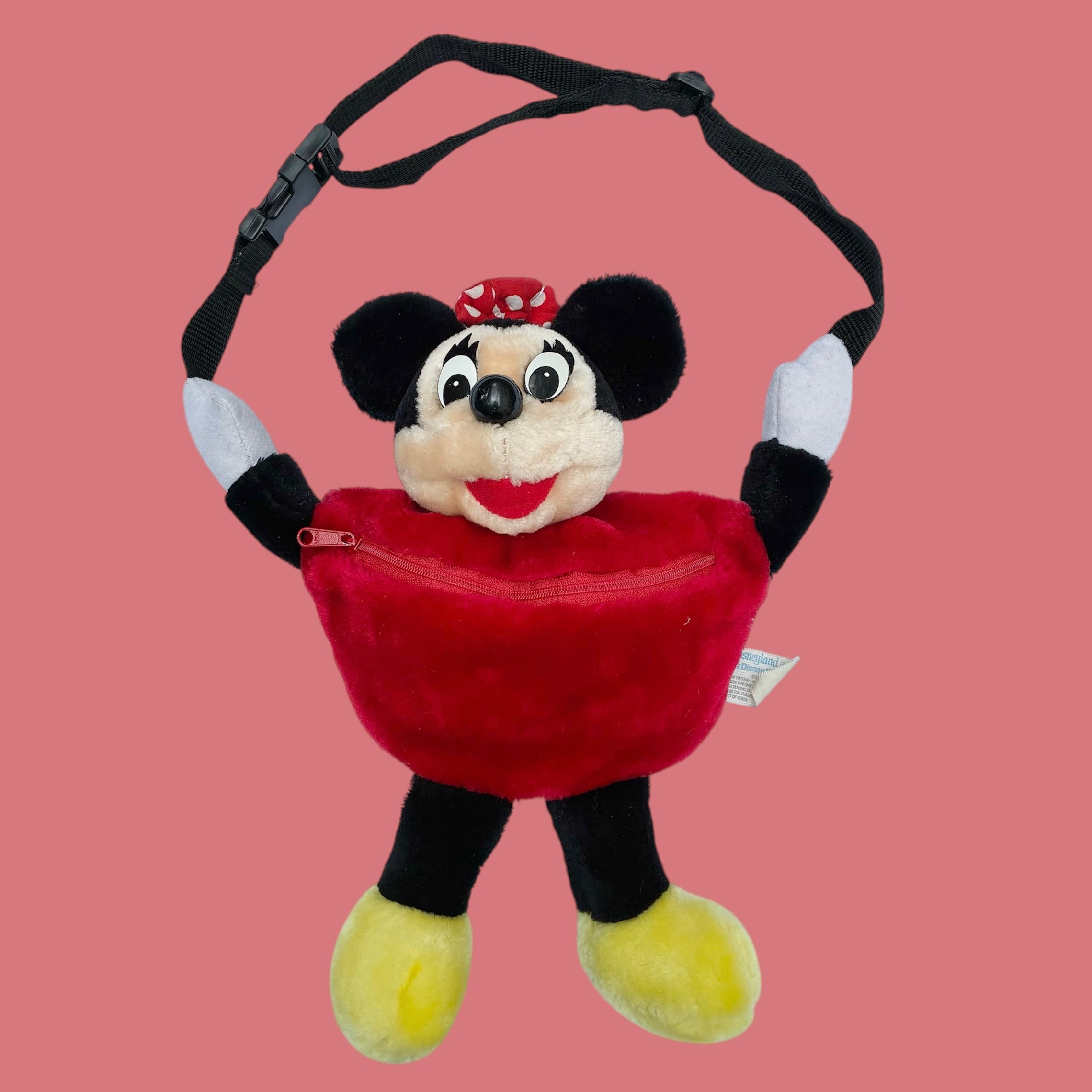 ヴィンテージ ミニーマウス ポシェット Disneyぬいぐるみ Vintage☆Minnie Mouse☆ミニーマウス☆ウエストポーチ☆Bag☆人形
