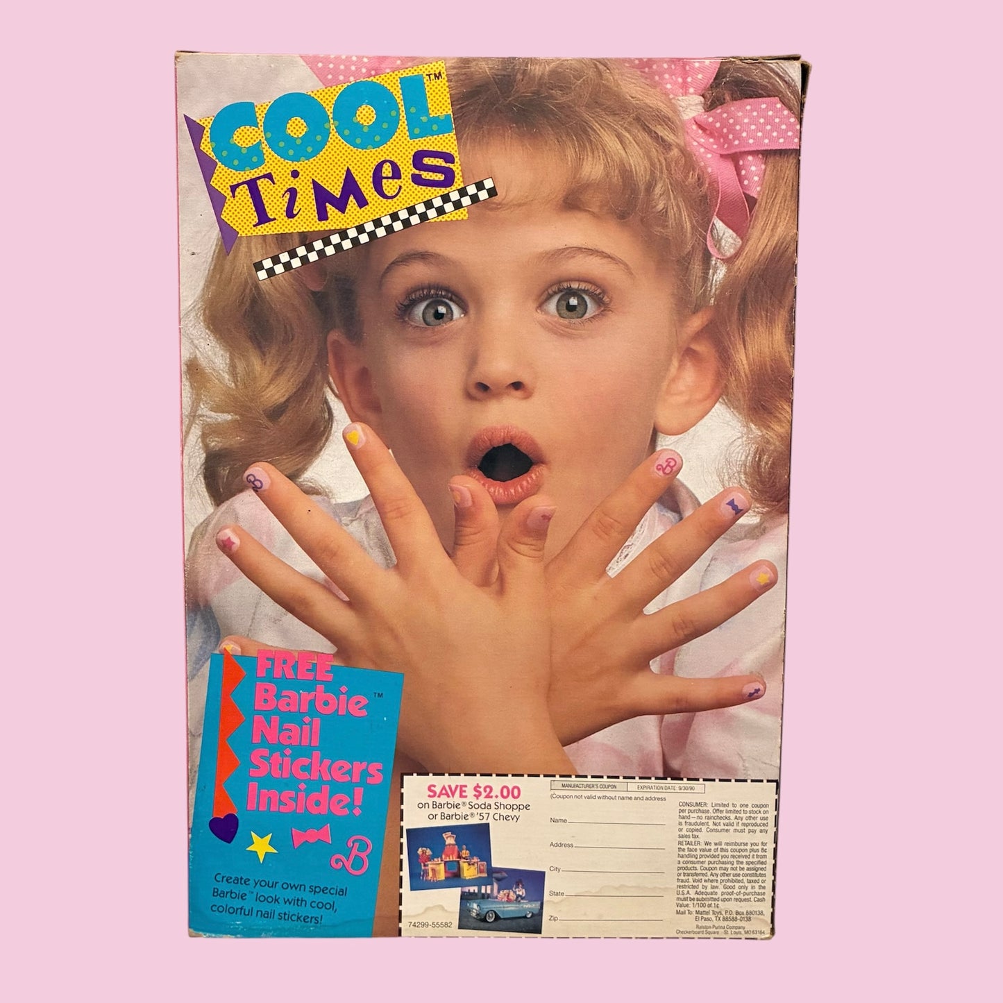 1989年★80's★Barbie★バービー★シリアルボックス★ビンテージ★フィギュア★人形★1