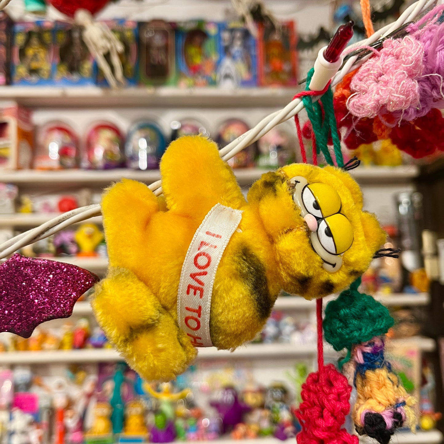 80's★GARFIELD★ガーフィールド★Christmas★バレンタイン★クリップ人形★ビンテージ★ぬいぐるみ★フィギュア