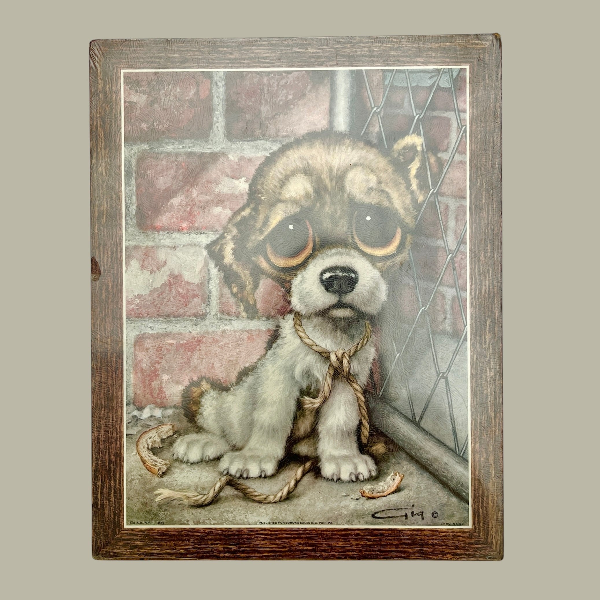 絵画 犬 絵画 愛犬ポスター フレーム 夢心地 - ダルメシアン犬の子犬